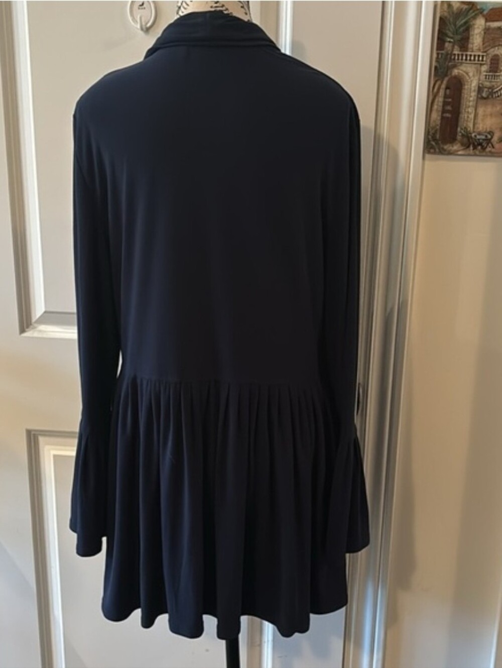 Joseph Ribkoff Long Navy Blue Women’s Cardigan - Picture 3 of 5